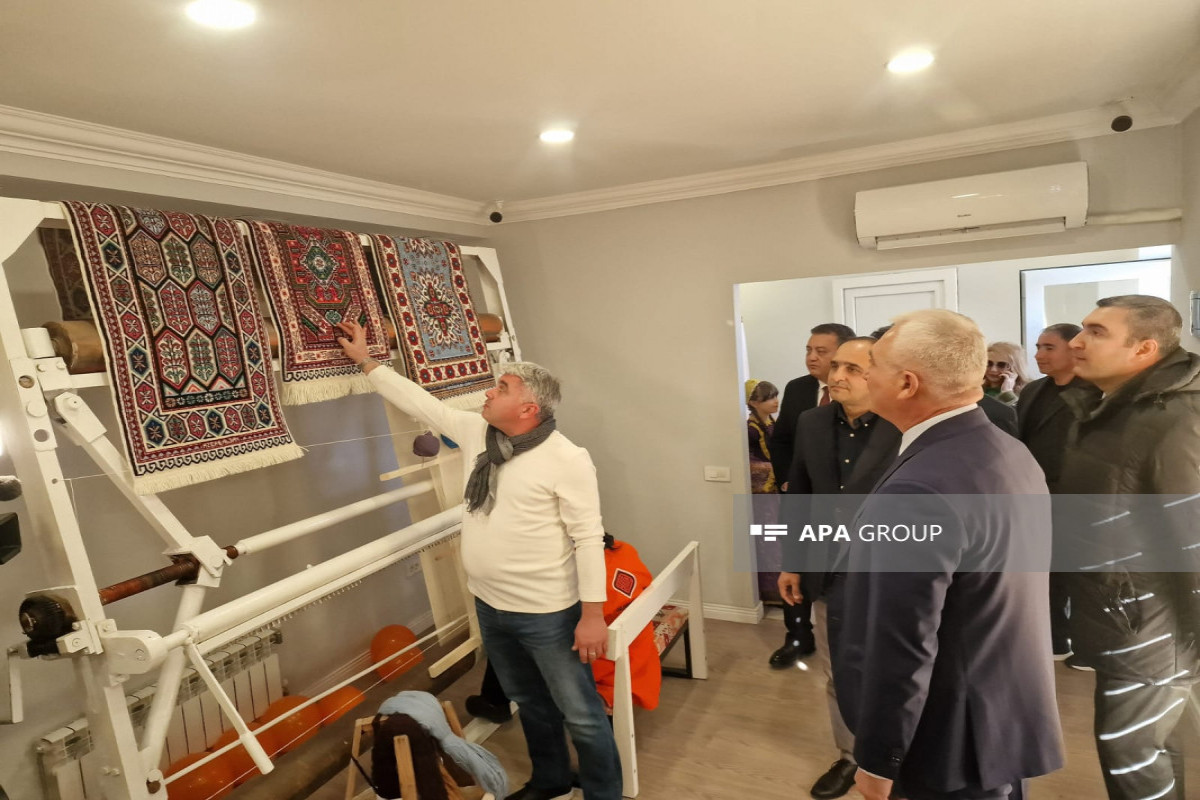 Laçında xalçaçılıq mərkəzinin açılışı olub - FOTO 