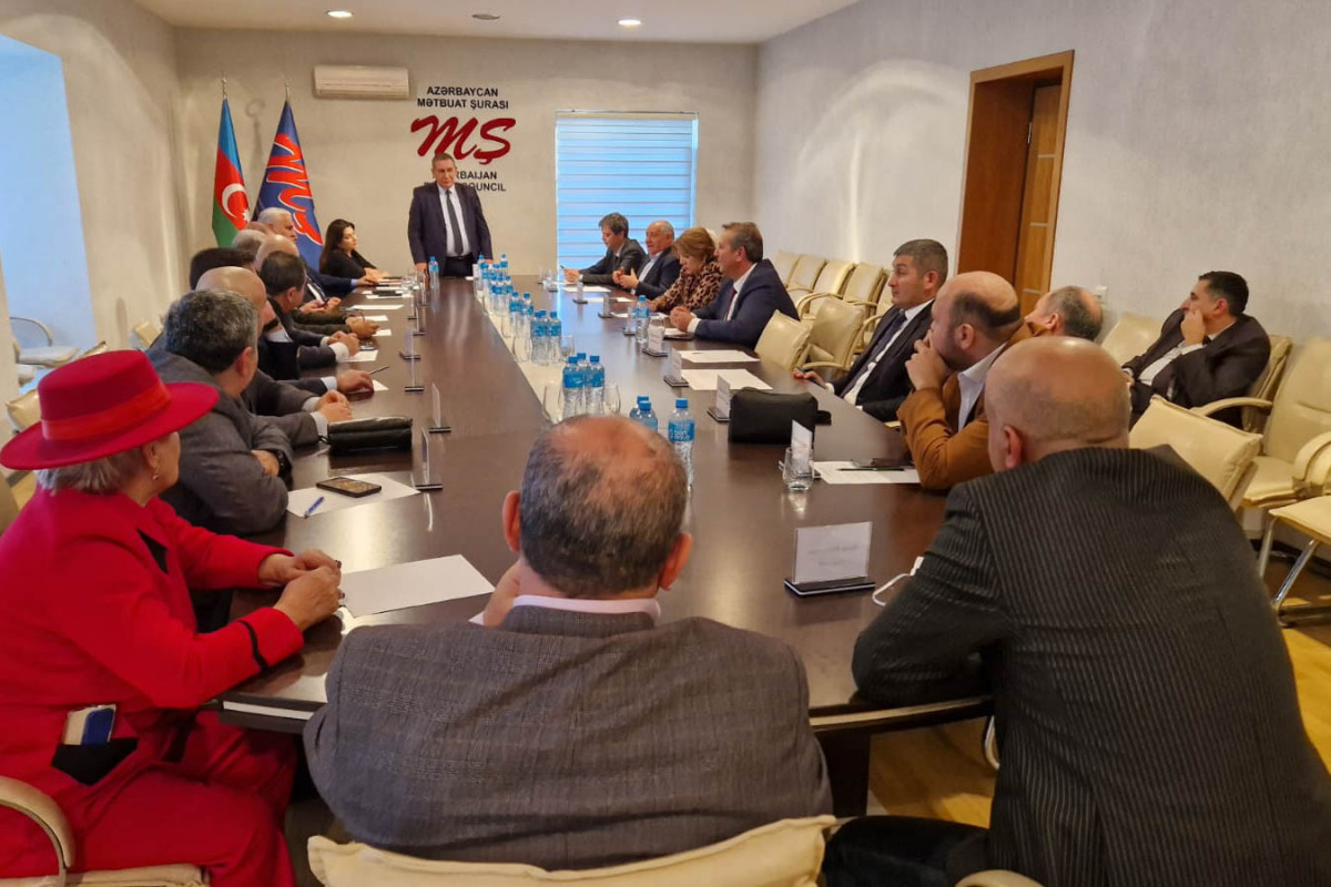 Mətbuat Şurasında 2023-cü ilin son iclası keçirilib - FOTO 