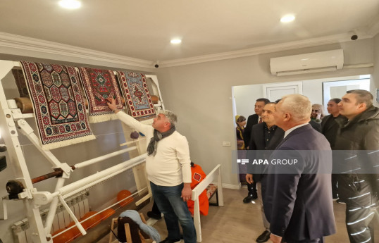 Laçında xalçaçılıq mərkəzinin açılışı olub - FOTO 