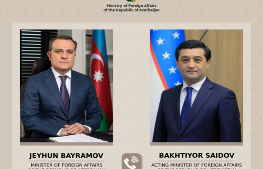 Azərbaycan və Özbəkistan XİN başçıları arasında telefon danışığı olub