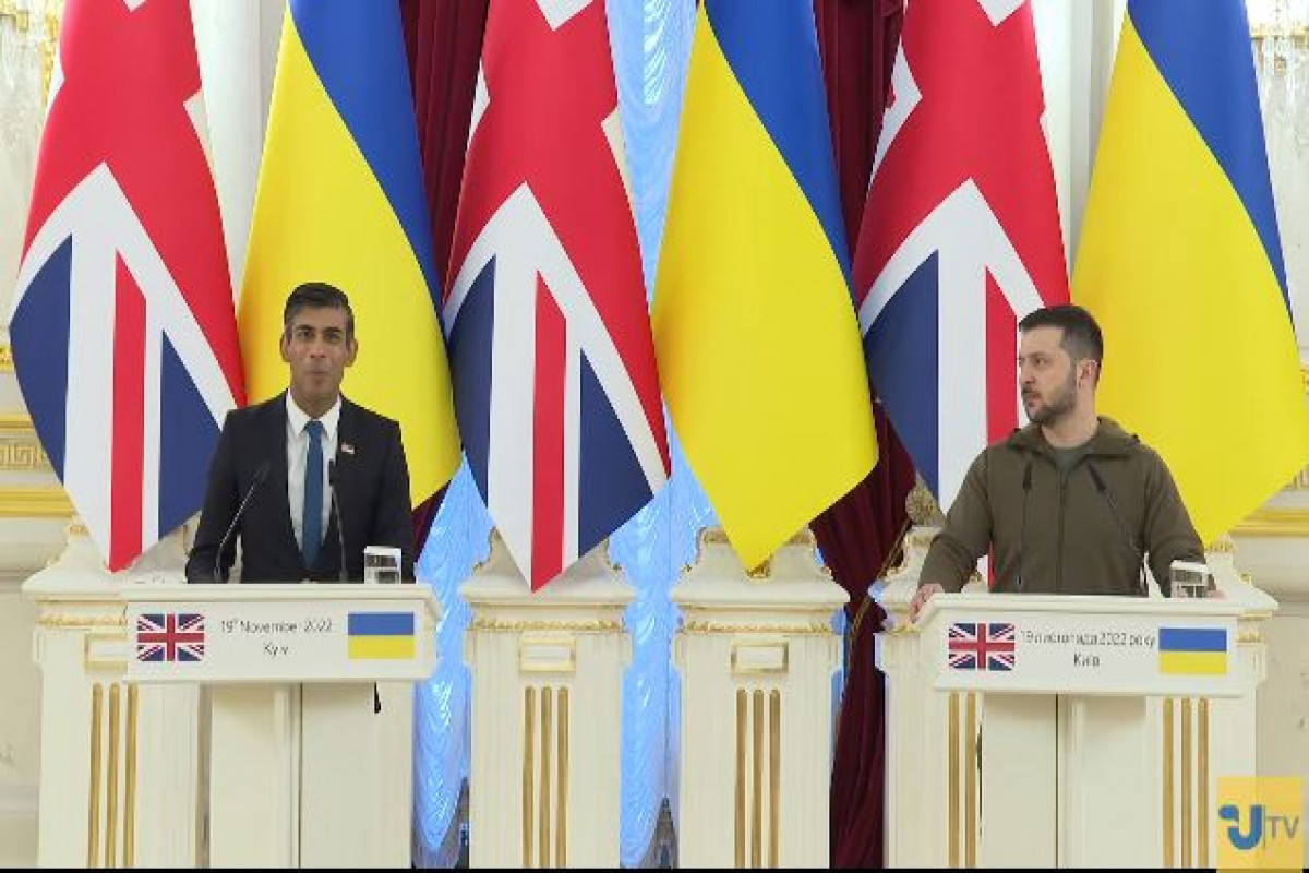 Rişi Sunak: Putinin qalib gəlməsinə imkan verməyəcəyik