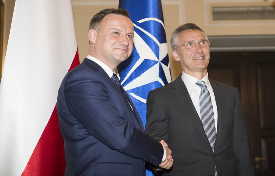 Stoltenberq və Duda Rusiya raketinin Polşa hava məkanına daxil olmasını müzakirə edib