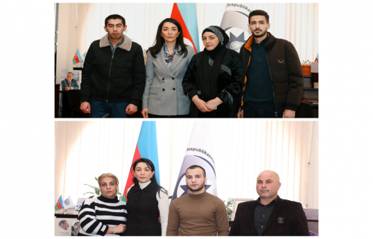 Ombudsman erməni əsirliyindən azad edilmiş hərbi qulluqçularla görüşüb