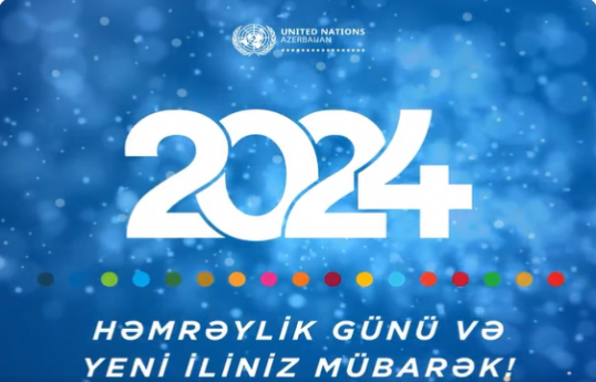 BMT Azərbaycan xalqını Dünya Azərbaycanlılarının Həmrəyliyi günü və Yeni İl münasibətilə təbrik edir