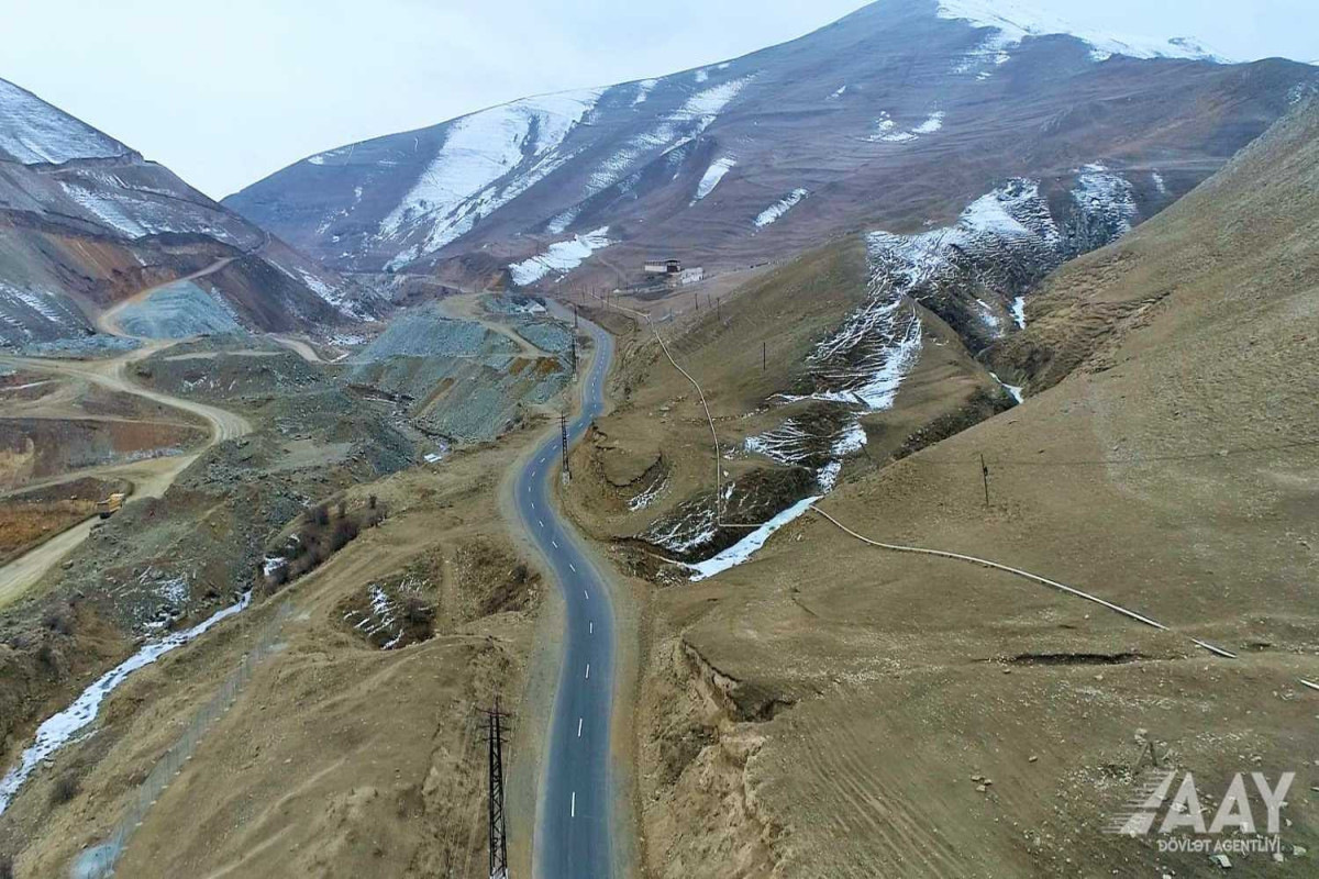 Daşkəsən–Xoşbulaq–Astaf yolu yenidən qurulub - FOTO 