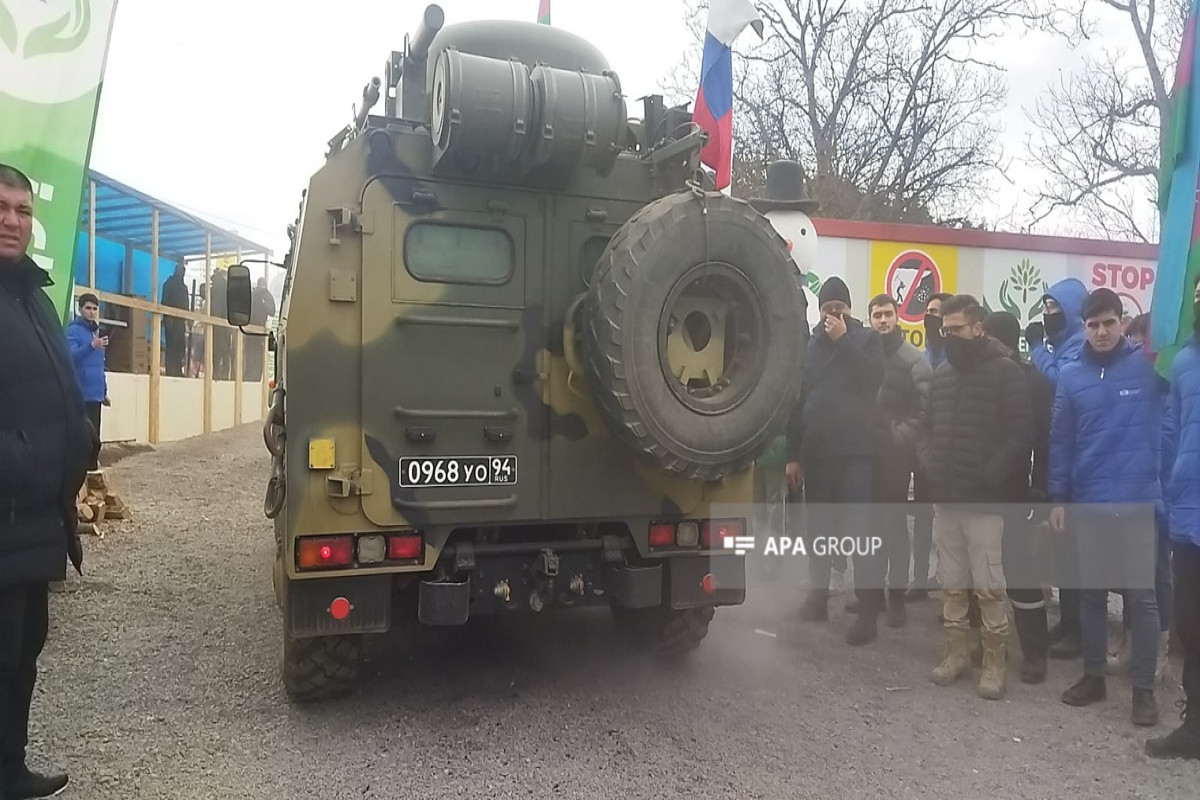 Laçın-Xankəndi yolundan RSK-nın maşın karvanı keçib - VİDEO  - YENİLƏNİB-4 