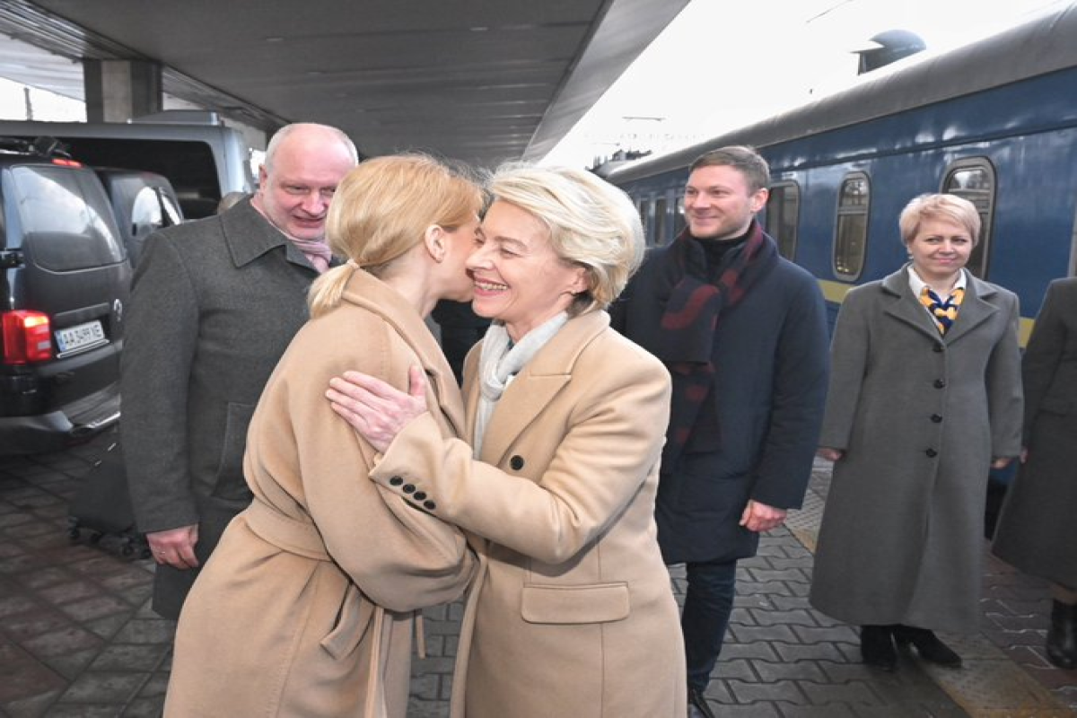 Ursula von der Leyen paid visit to Kyiv-<span class="red_color">UPDATED