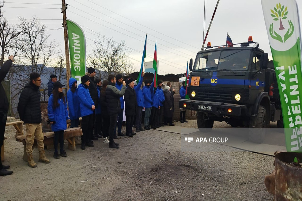 Convoy of vehicles belonging to RPC unimpededly passed through Azerbaijan's Lachin-Khankandi road-VIDEO -UPDATED-4 