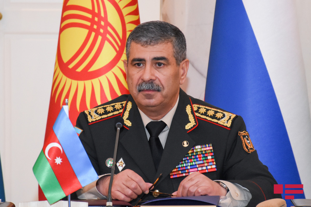 Minister of Defense of the Republic of Azerbaijan, Colonel-General Zakir Hasanov