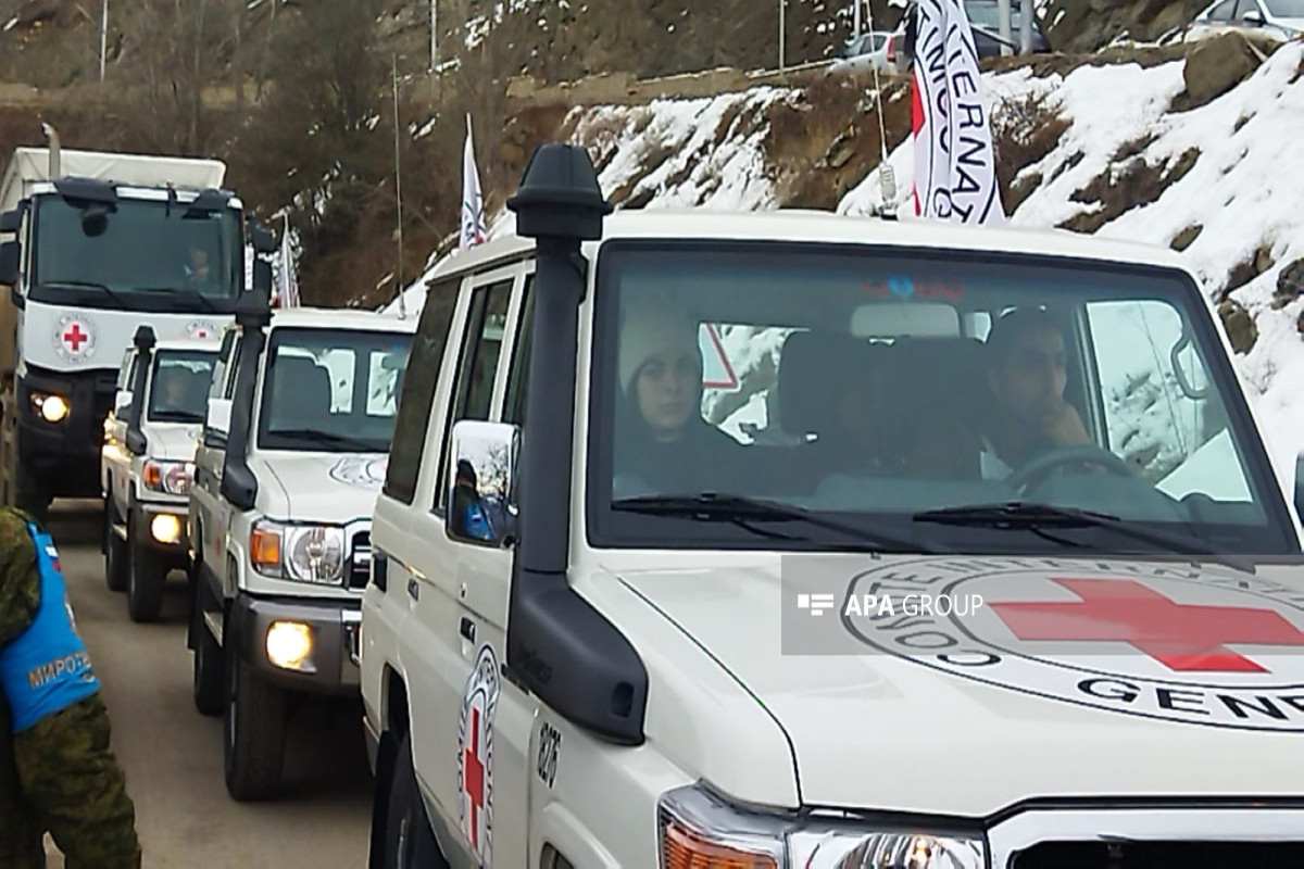 ICRC vehicles unimpededly passed through Azerbaijan's Lachin-Khankandi road -VIDEO -UPDATED 