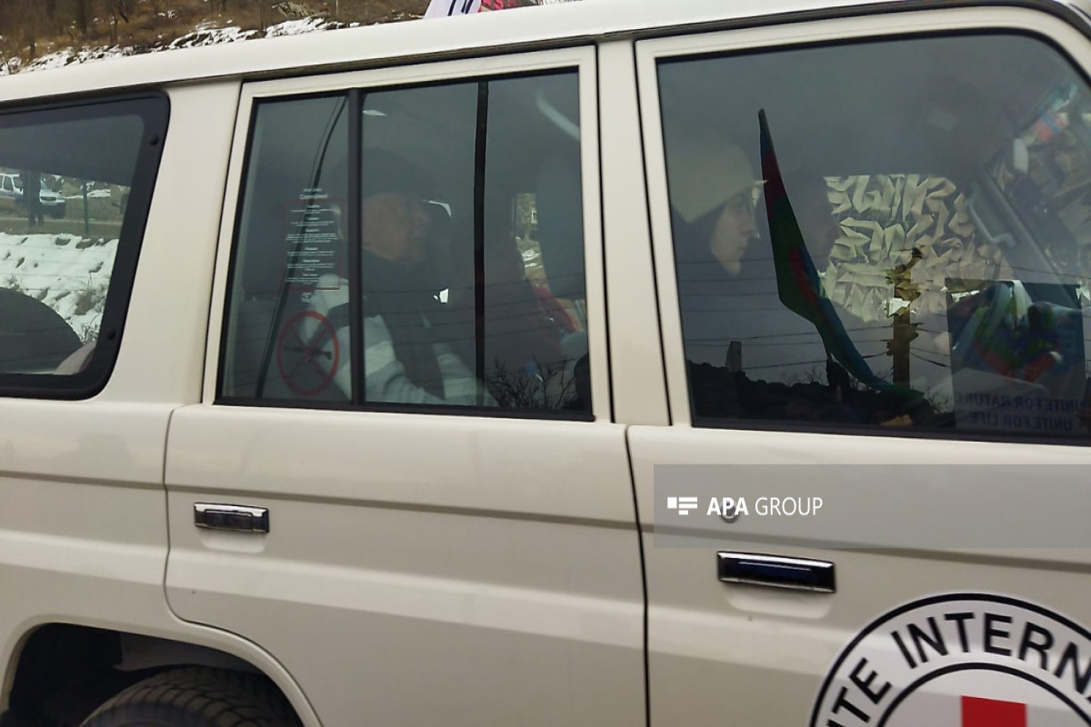 ICRC vehicles unimpededly passed through Azerbaijan's Lachin-Khankandi road -VIDEO -UPDATED 