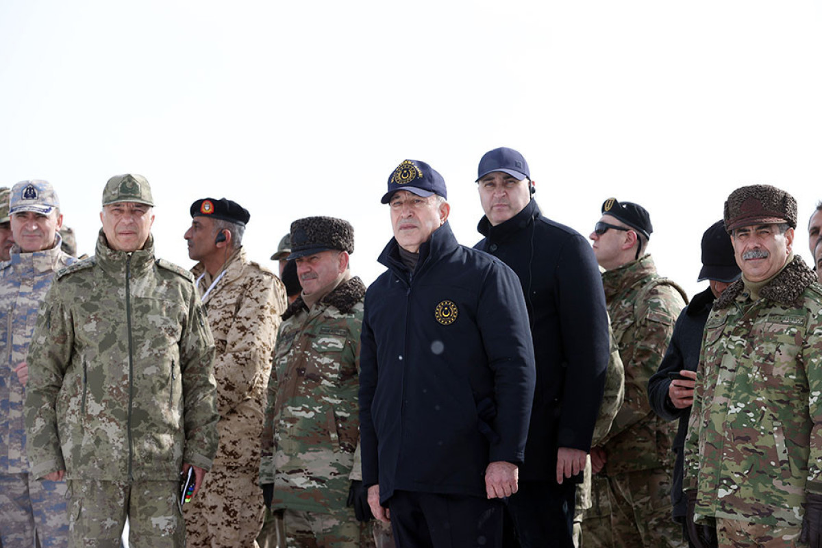 Azerbaijan Defense Minister watched international exercises “Winter Exercises - 2023”-PHOTO 