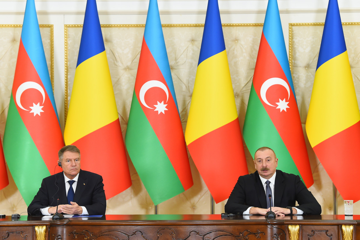 Presidents of Azerbaijan and Romania made press statements-UPDATED 