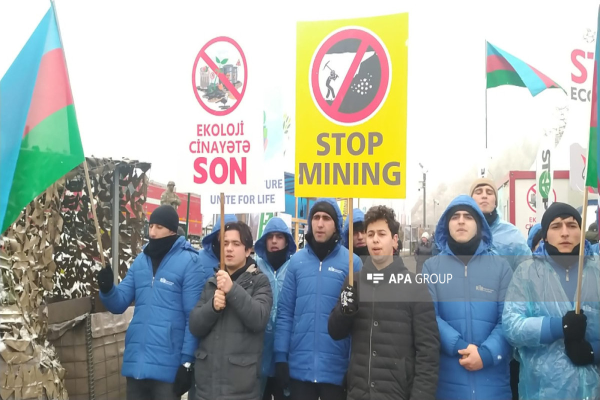 Peaceful protests of Azerbaijani eco-activists on Lachin–Khankendi road enter 54th day, 3 RPC vehicles passed through area-PHOTO -VIDEO 