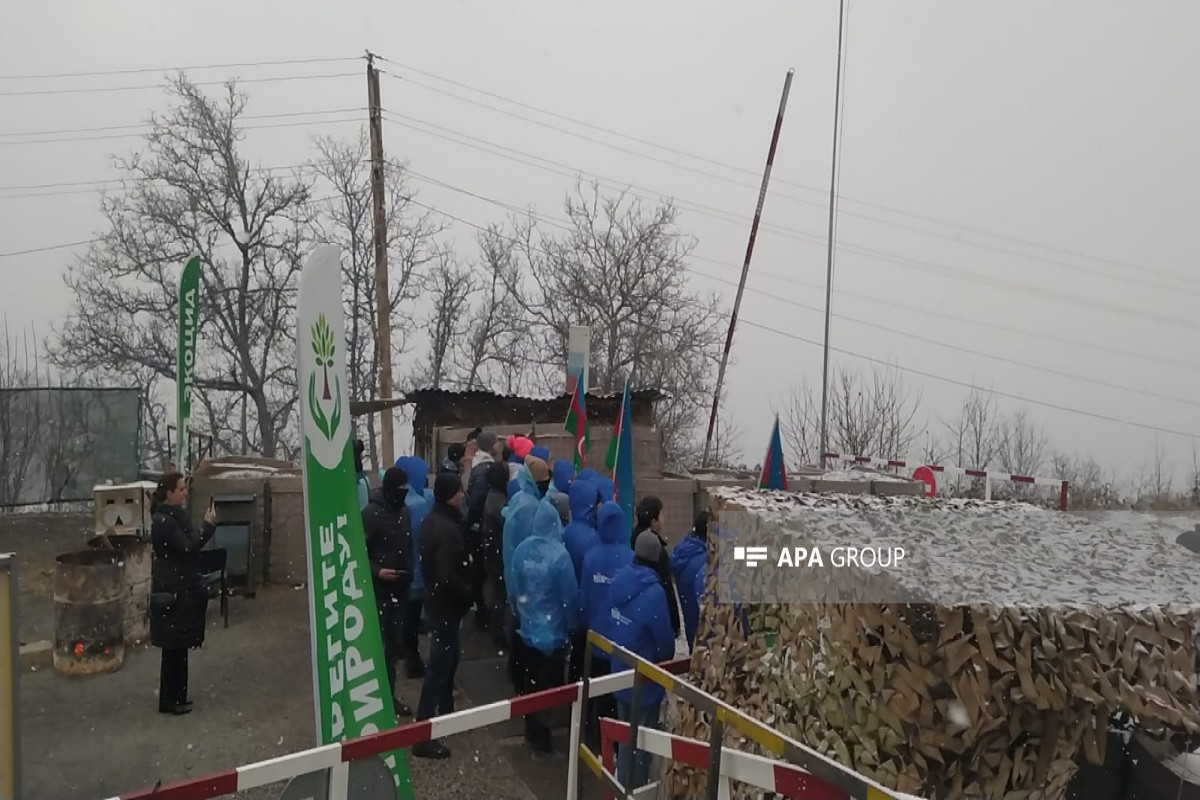 Peaceful protests of Azerbaijani eco-activists on Lachin–Khankendi road enter 54th day, 3 RPC vehicles passed through area-PHOTO -VIDEO 