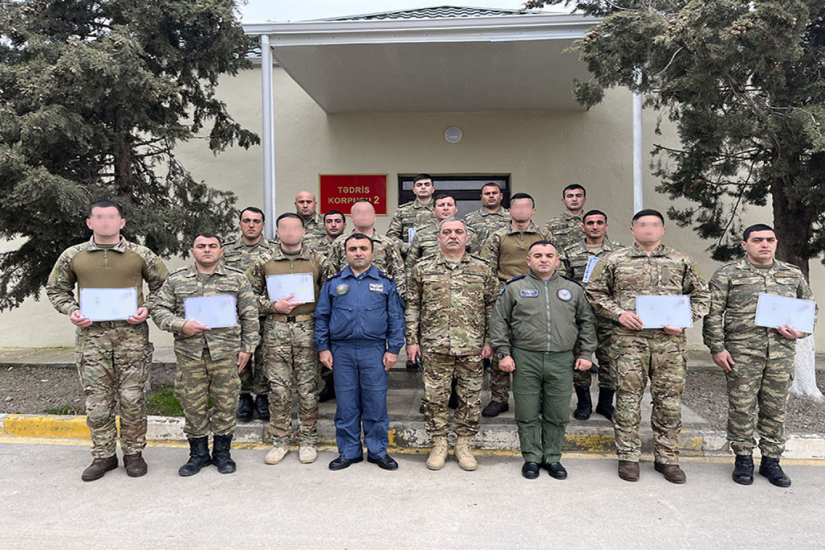 Unmanned Aerial Vehicle Course graduates were awarded certificates-Azerbaijan