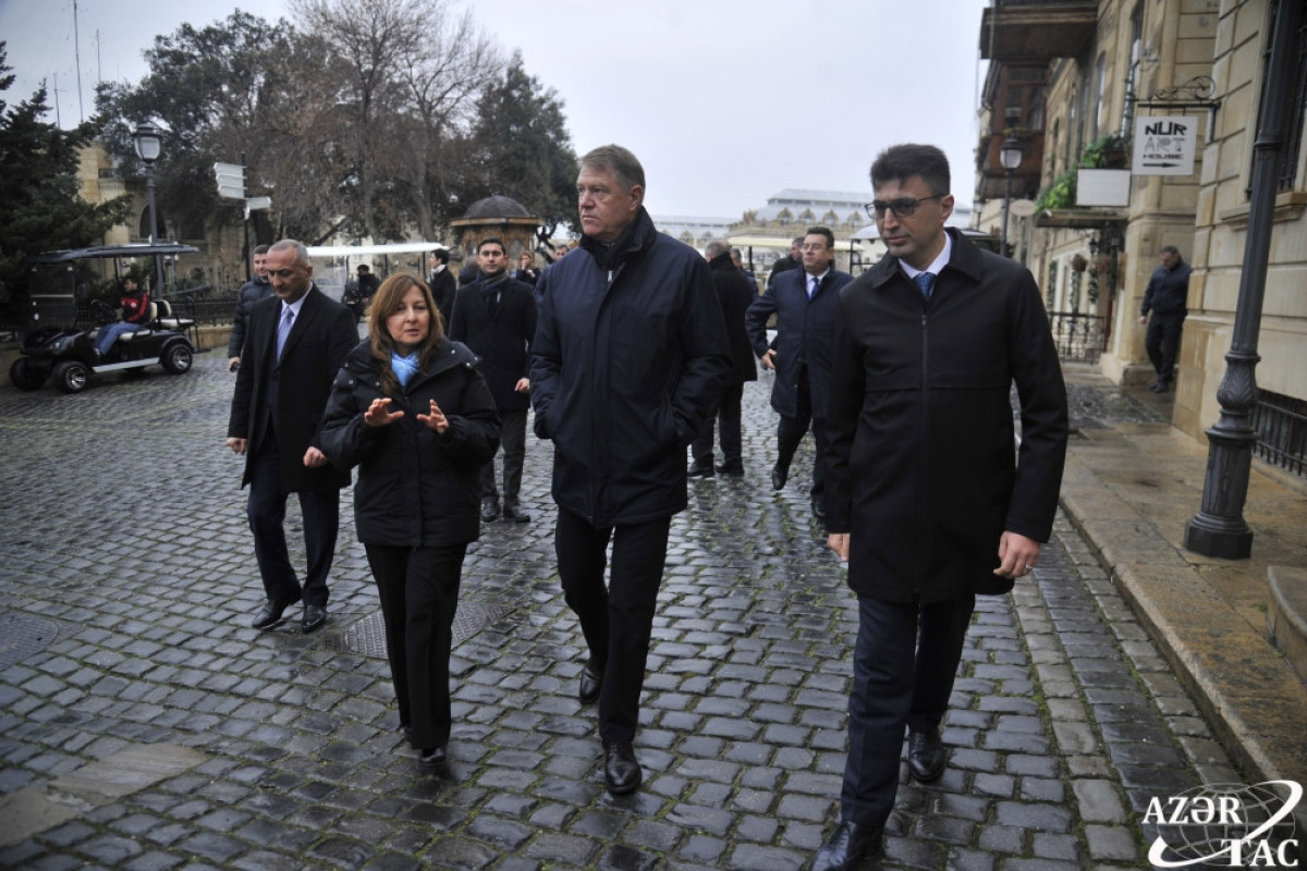 Romanian President visits Icherisheher