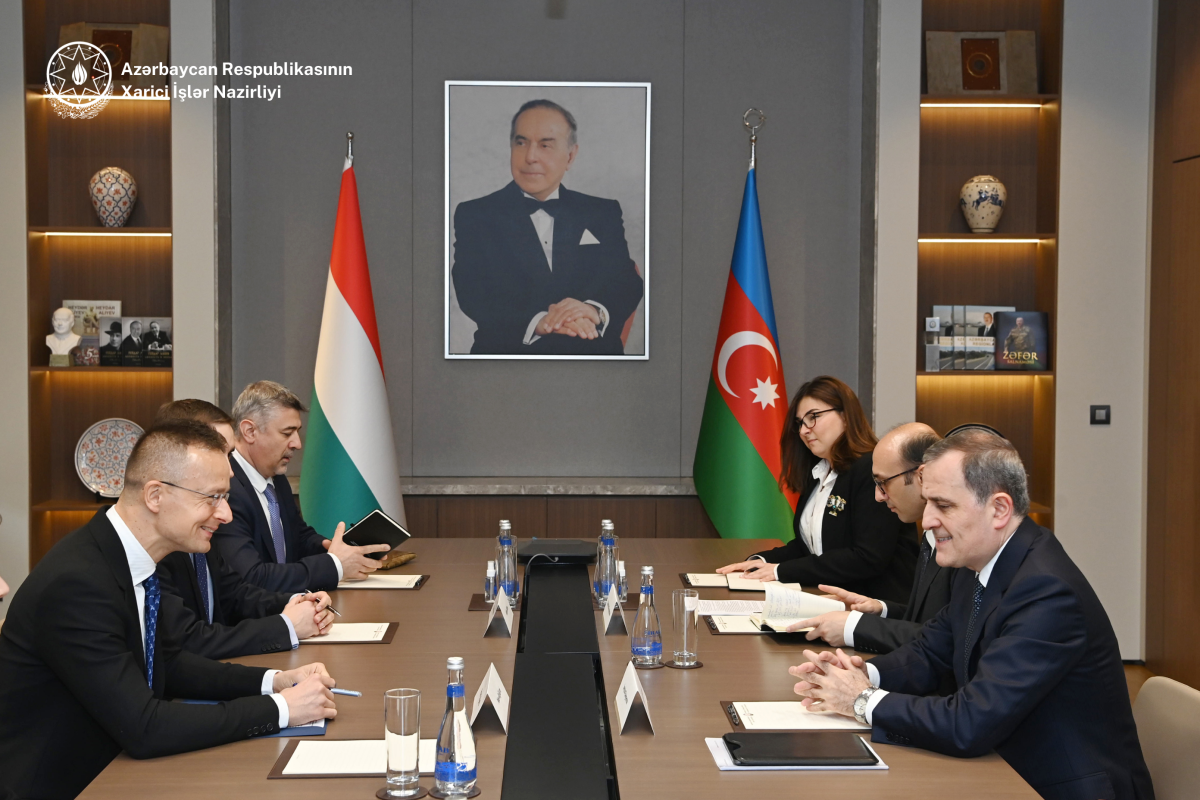 Azerbaijani FM informed his Hungarian counterpart about the situation on Lachin road