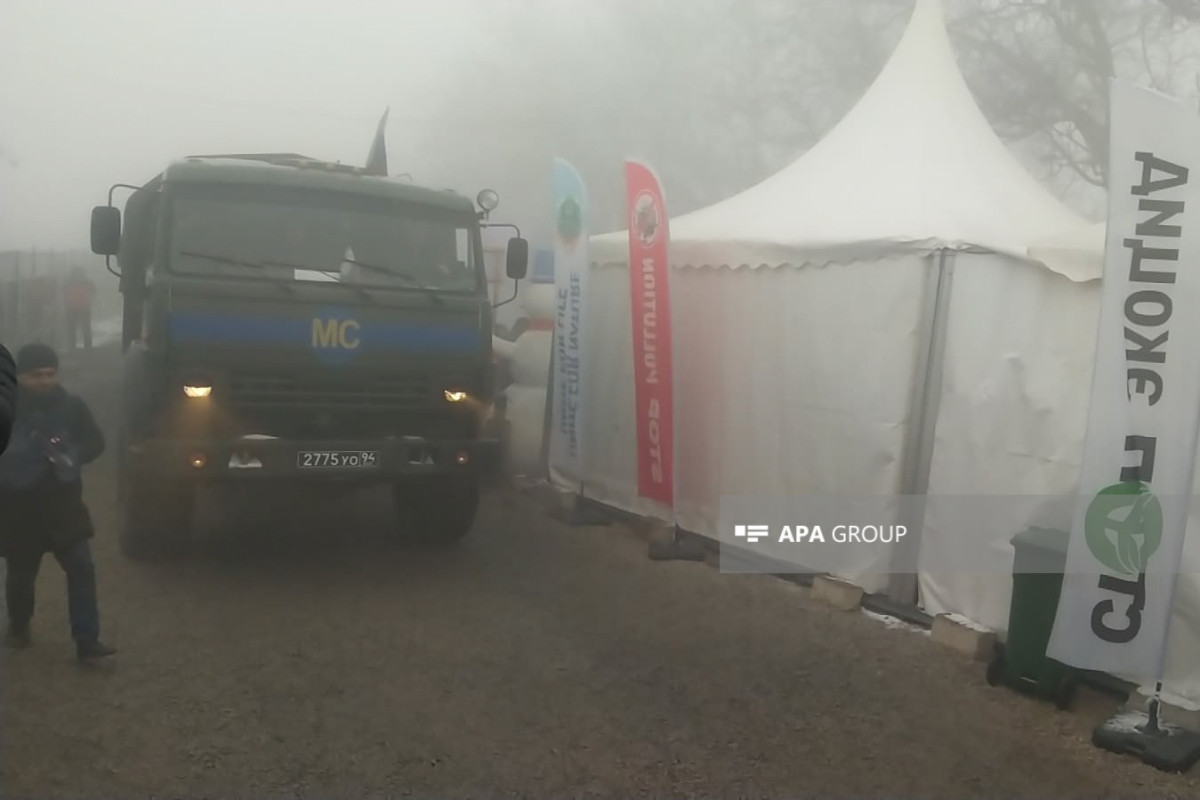 Convoy of vehicle belonging to RPC passed through Azerbaijan's Lachin-Khankandi road without hindrance-VIDEO -UPDATED-3 