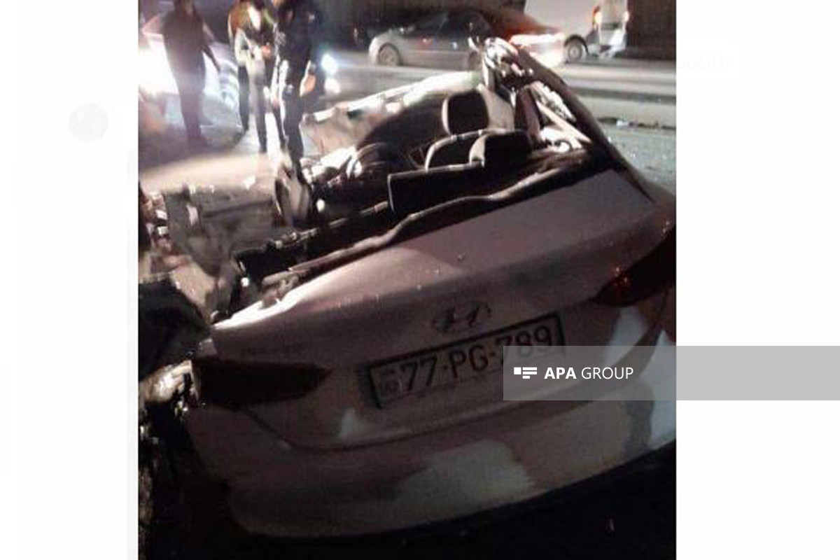 Bakıda avtomobil qəzasında 1 nəfər ölüb - FOTO  - VİDEO 