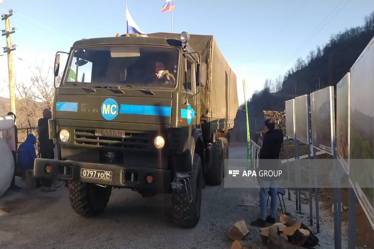 31 vehicles belonging to RPC unimpededly passed through Azerbaijan's Lachin-Khankandi road during the day-PHOTO -UPDATED-2 -VIDEO 