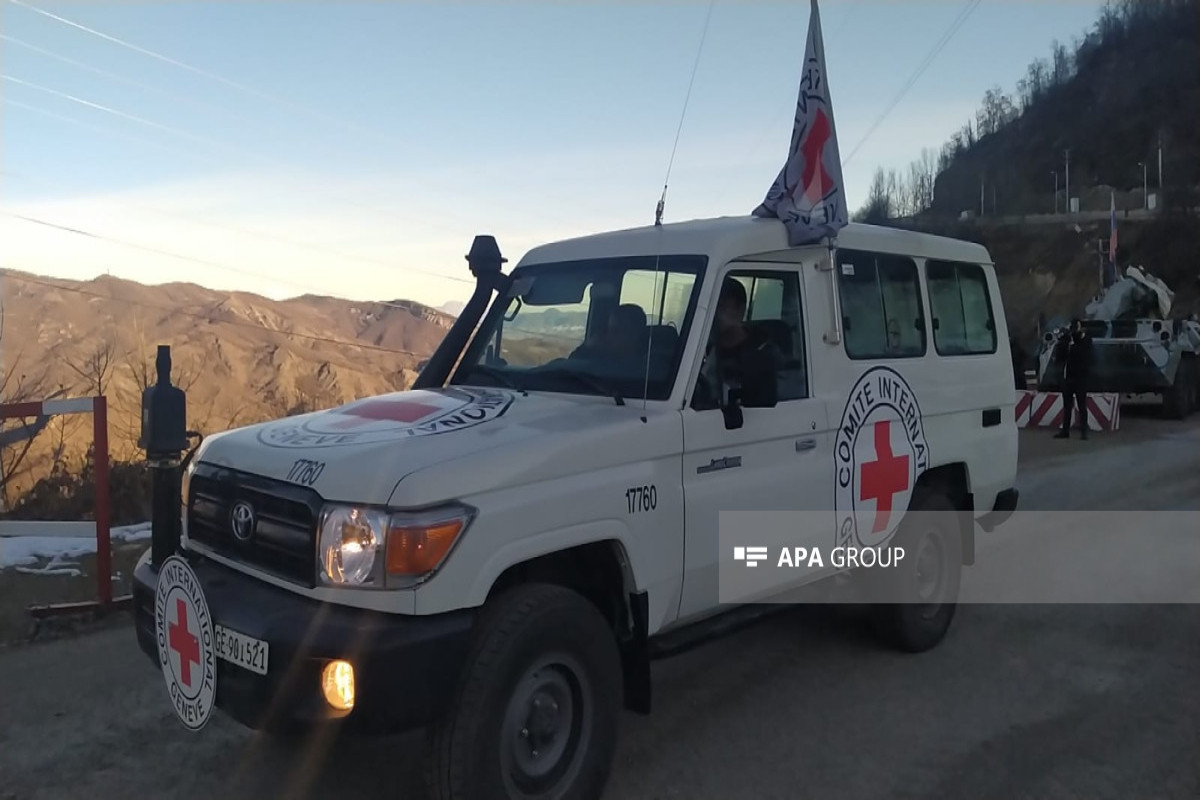 8 ICRC vehicles unimpededly passed through Azerbaijan's Lachin-Khankandi road-PHOTO -VIDEO -UPDATED 