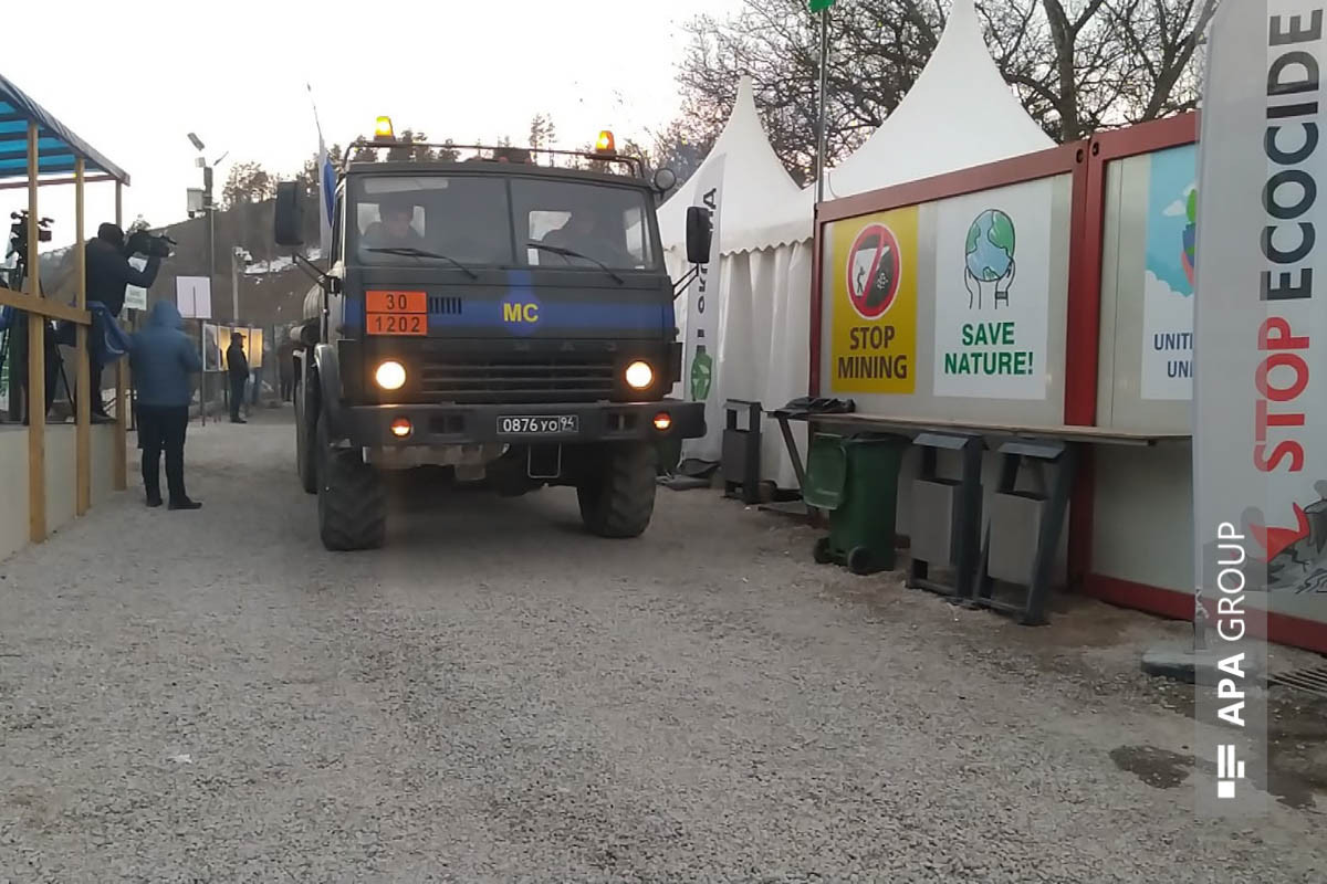 Laçın-Xankəndi yolundan RSK-nın daha 11 maşını keçib - VİDEO  - YENİLƏNİB-3 