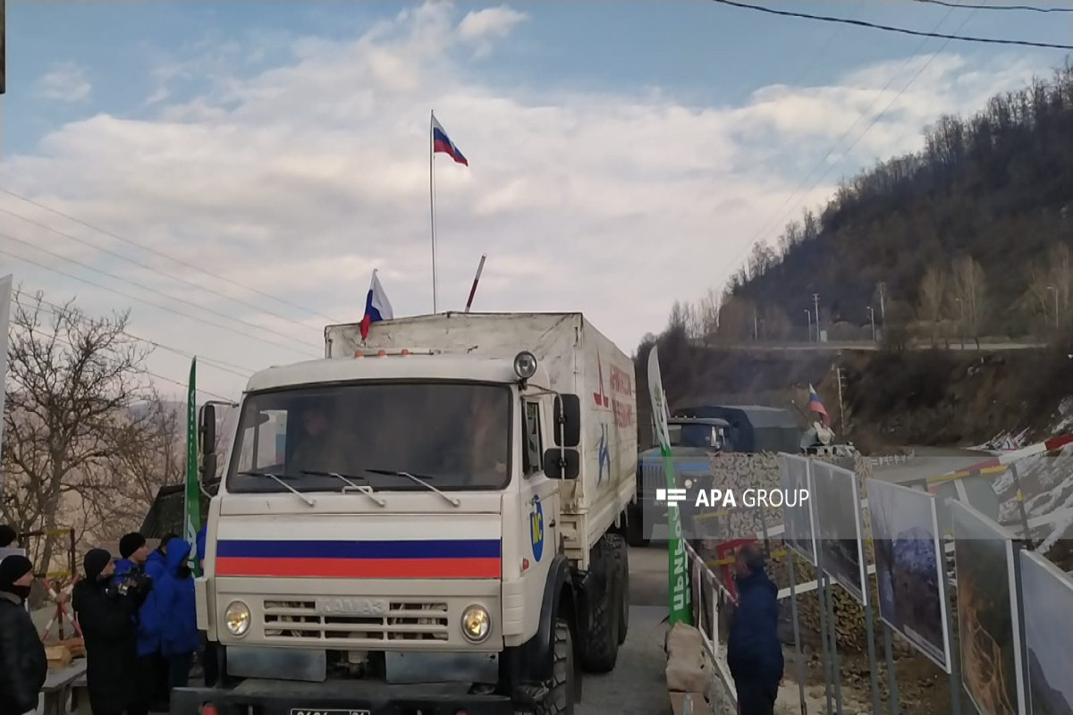 A convoy belonging to RPC passed through Azerbaijan's Lachin-Khankandi road without hindrance-VIDEO -UPDATED-3 