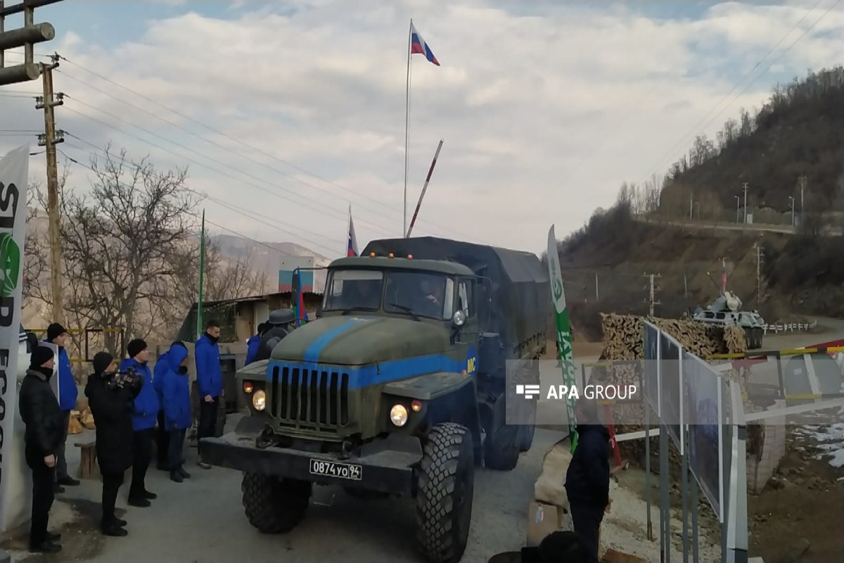 A convoy belonging to RPC passed through Azerbaijan