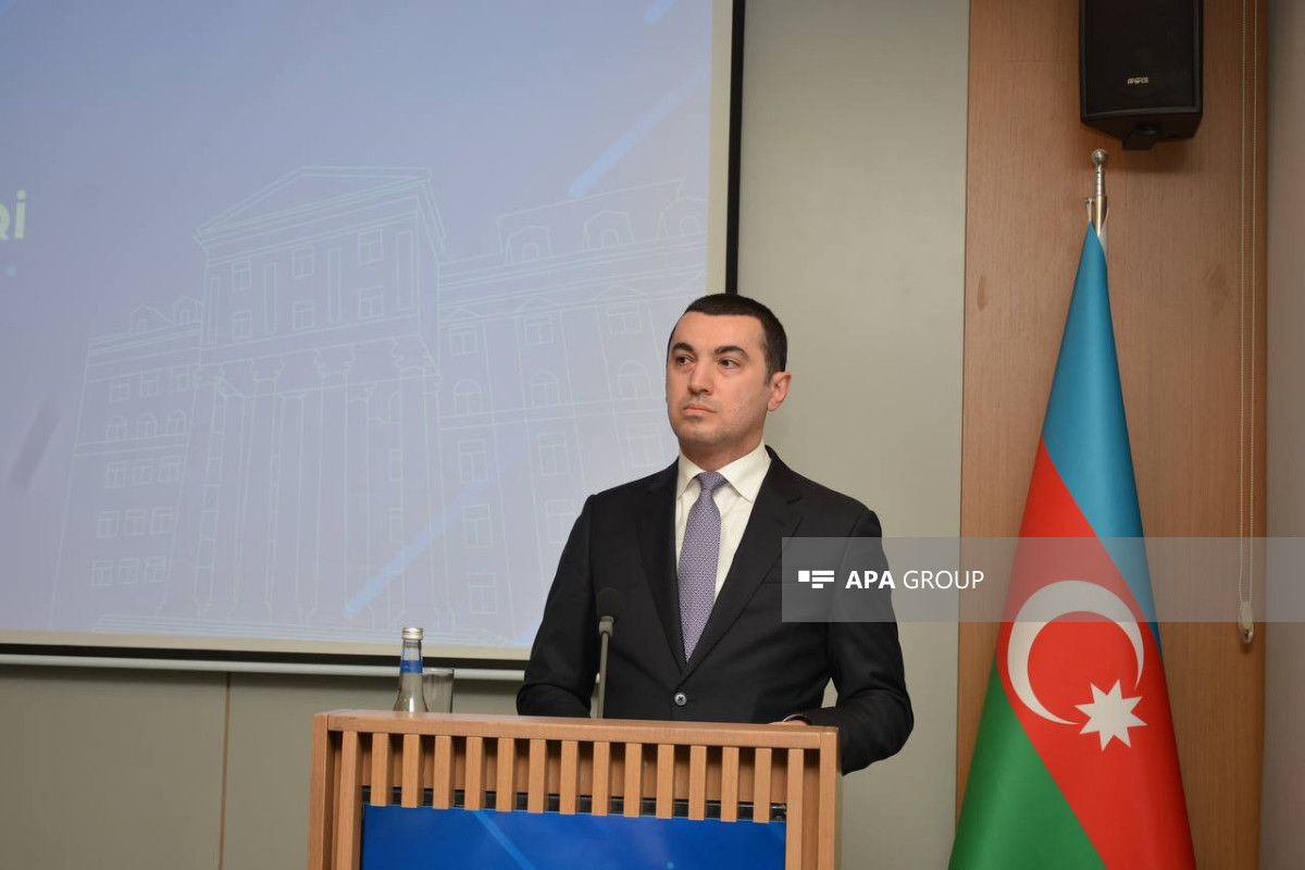 Aykhan Hajizadeh, head of the Press Service Department of the Ministry of Foreign Affairs of Azerbaijan
