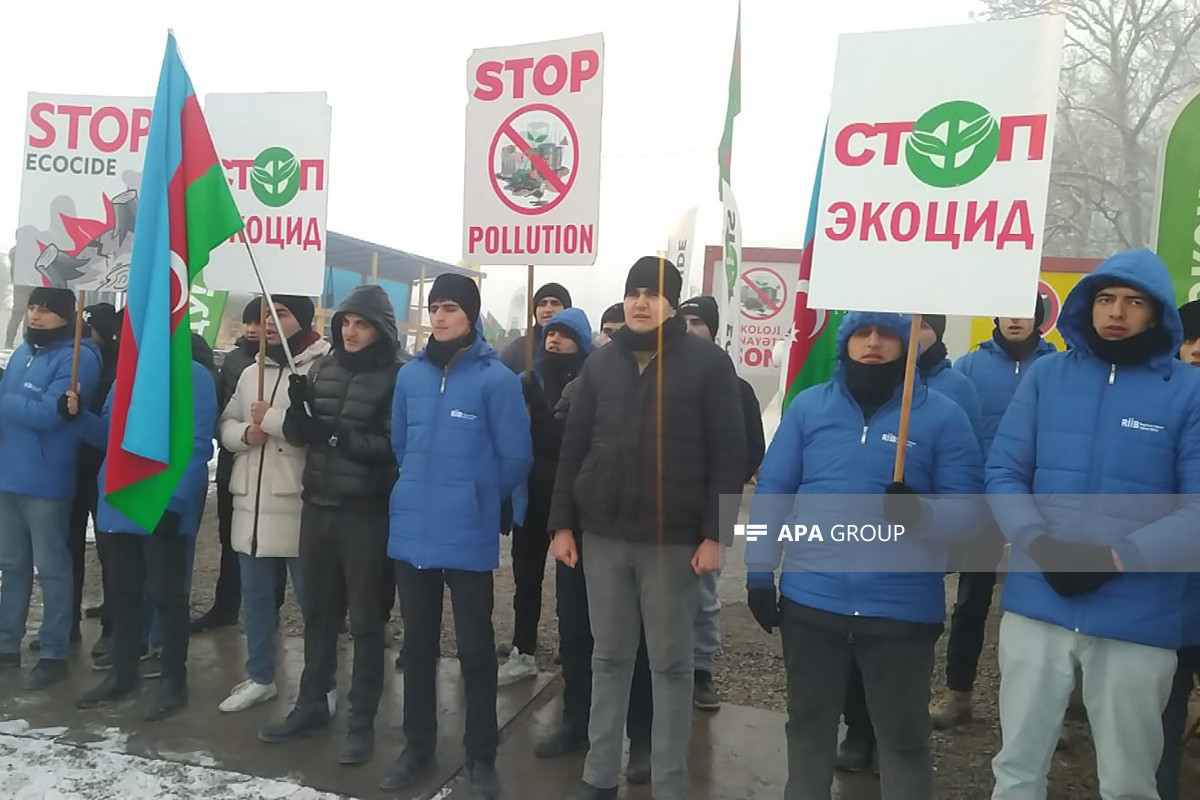 Peaceful protests of Azerbaijani eco-activists on Lachin–Khankendi road enter 58th day-PHOTO 