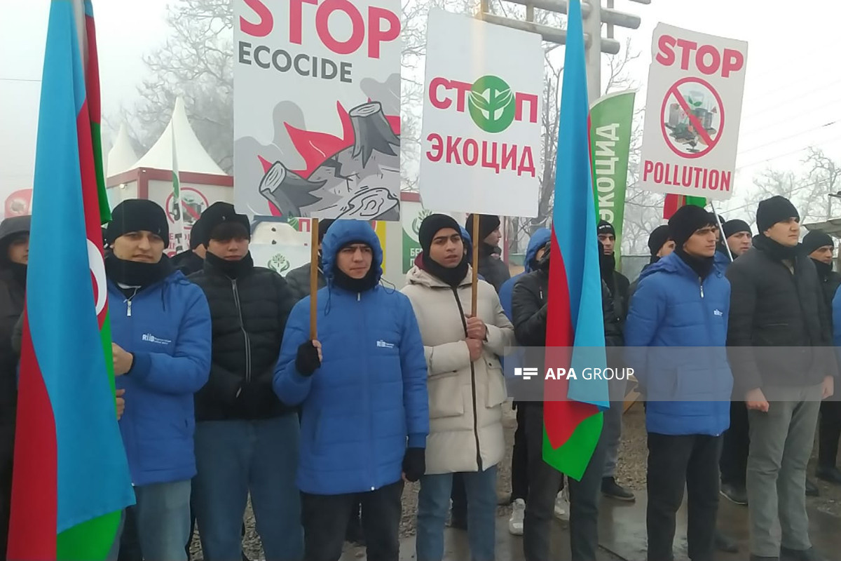 Peaceful protests of Azerbaijani eco-activists on Lachin–Khankendi road enter 58th day-<span class="red_color">PHOTO
