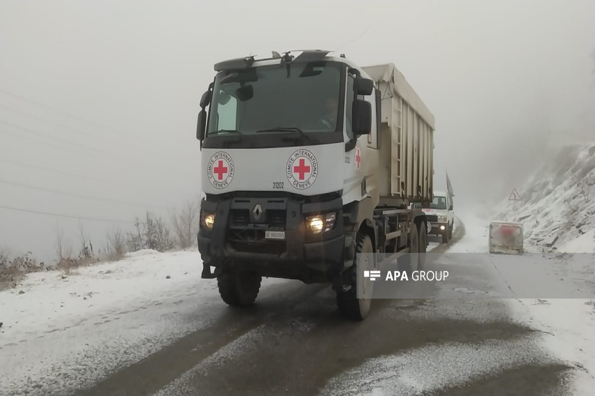 7 vehicles belonging to ICRC unimpededly passed through Azerbaijan's Lachin-Khankandi road-PHOTO -VIDEO -UPDATED 