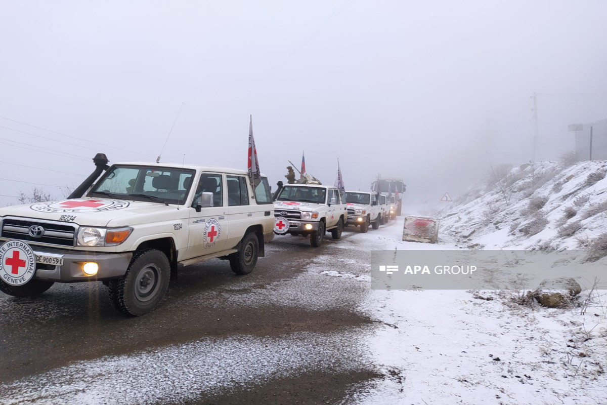 7 vehicles belonging to ICRC unimpededly passed through Azerbaijan