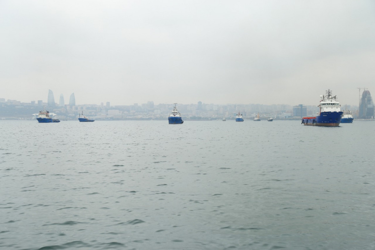 Hava şəraiti ilə əlaqədar Xəzər dənizindəki gəmilərə xəbərdarlıq edilib