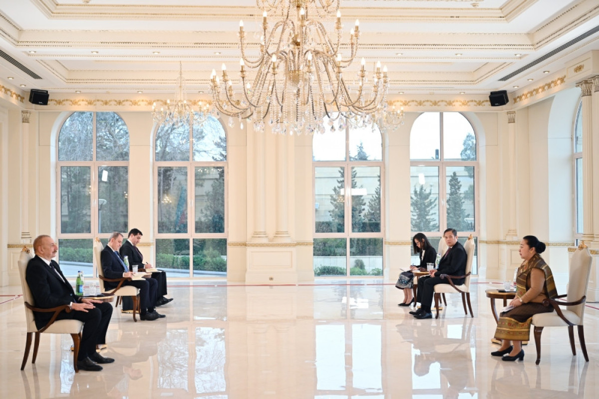 Prezident Laosun yeni səfirinin etimadnaməsini qəbul edib - YENİLƏNİB 