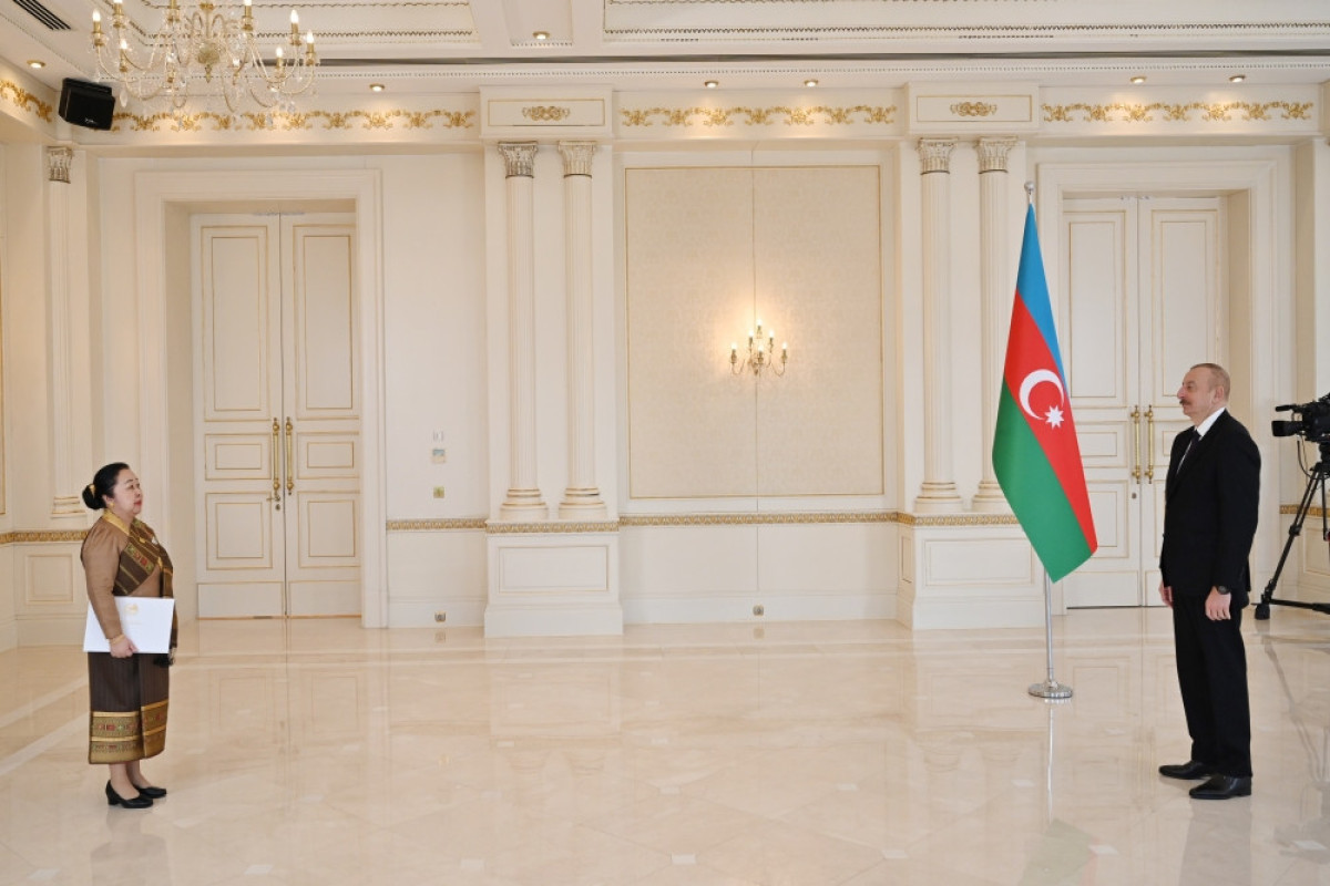 President Ilham Aliyev received credentials of incoming ambassador of Laos -UPDATED 