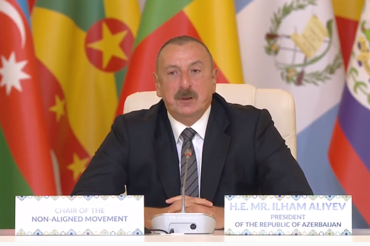 Prezident İlham Əliyev: Qoşulmama Hərəkatı sədrinin BMT TŞ-də daimi üzvü olması ədalətli yanaşma olacaq