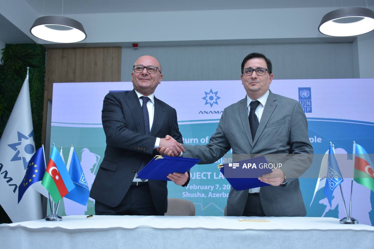 ANAMA, EU, and UNDP sign documents in Azerbaijan