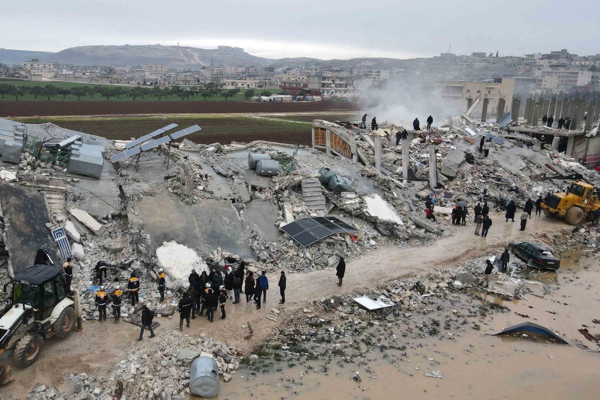 Suriyada zəlzələdə 1509 nəfər ölüb, 3548 nəfər yaralanıb