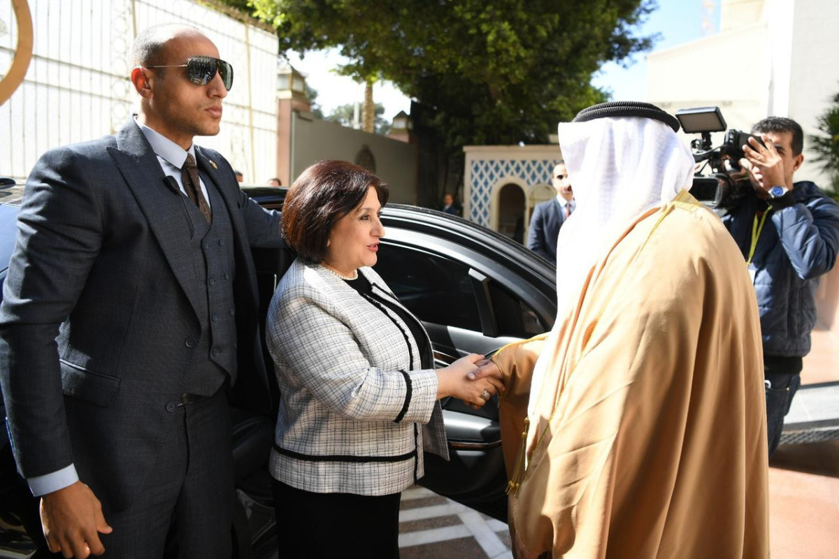 Сагиба Гафарова встретилась с президентом Арабского Парламента-ФОТО 