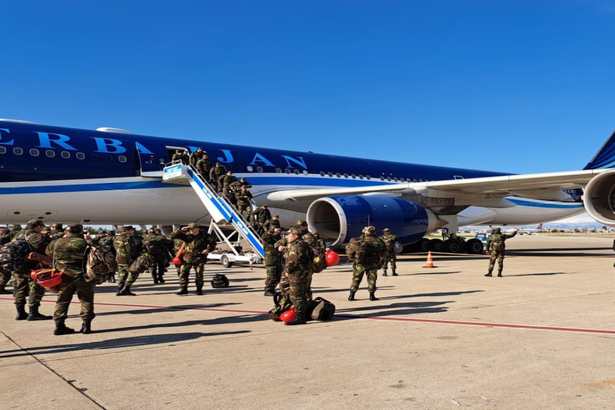 Under instruction of Azerbaijani President, next agile rescue forces of MES reached Türkiye -PHOTO 