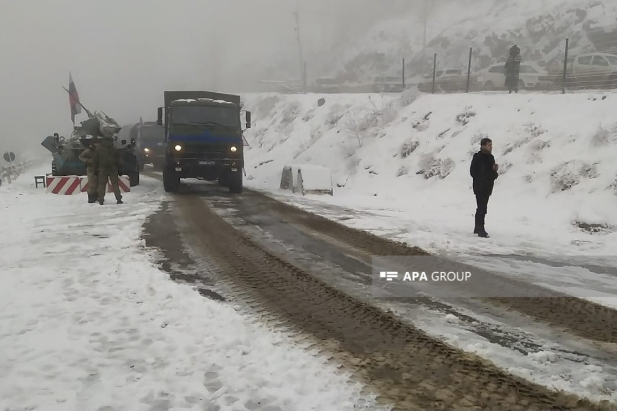 One more convoy of vehicles belonging to RPC passed through Azerbaijan's Lachin-Khankandi road without hindrance-VIDEO -UPDATED-1 