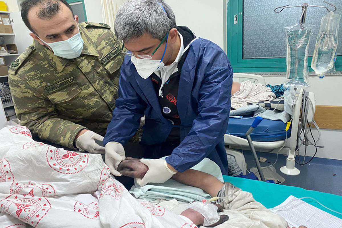 Azerbaijani MoD: Azerbaijani military medical personnel started working in Kahramanmarash