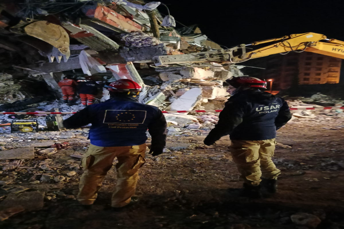 1500 rescuers from EU member countries were dispatched to Turkiye