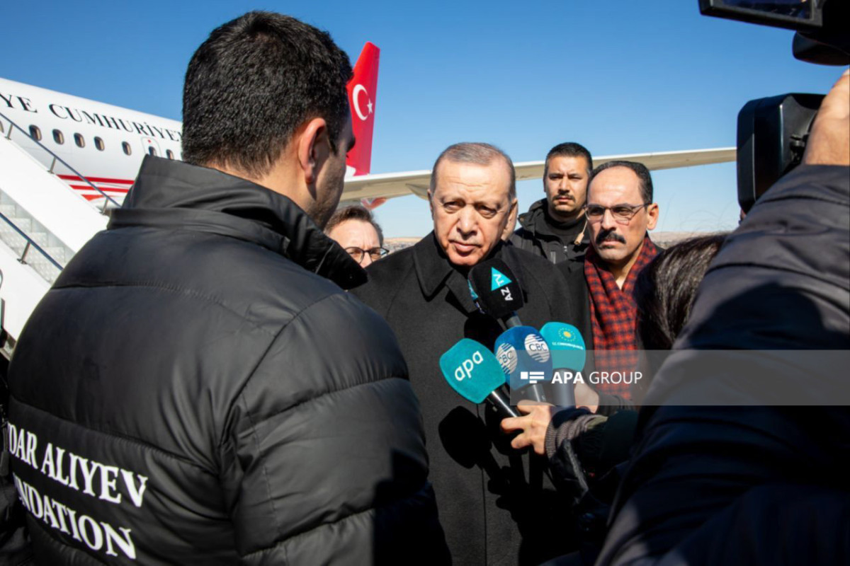 Erdogan: I am aware of all aid collected in Azerbaijan for Tukiye, our brothers did not leave us alone