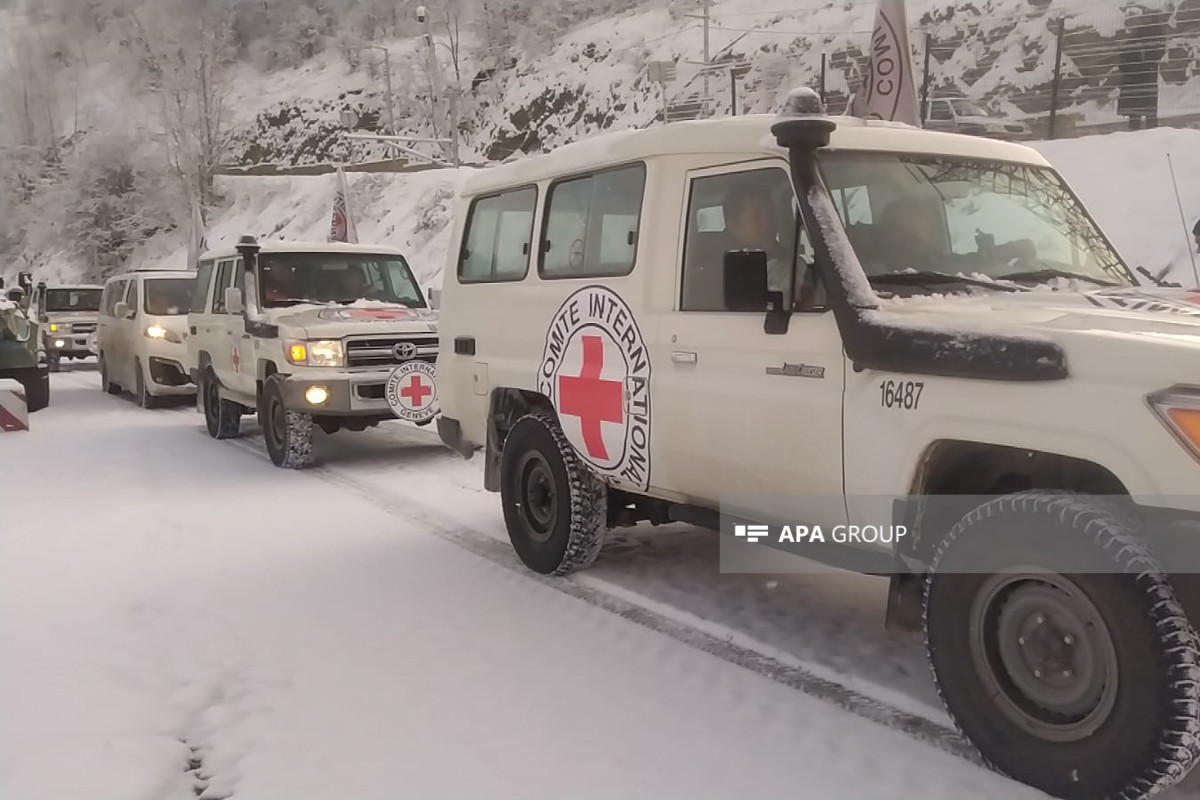 4 vehicles belonging to ICRC unimpededly passed through Azerbaijan's Lachin-Khankandi road-PHOTO -UPDATED -VIDEO 