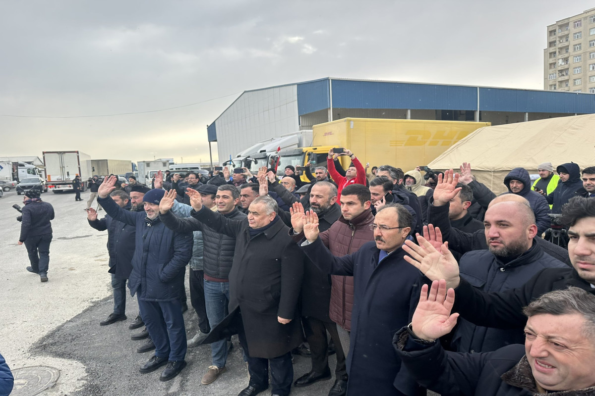 20 humanitarian aid loaded trucks left Azerbaijan for earthquake area in Turkiye - Ambassador