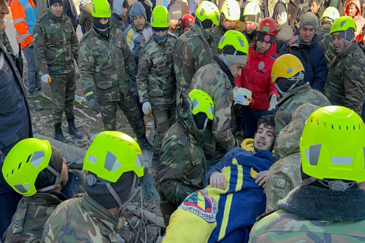 Azerbaijani MES rescuers bring off 44 people under the rubble-VIDEO 