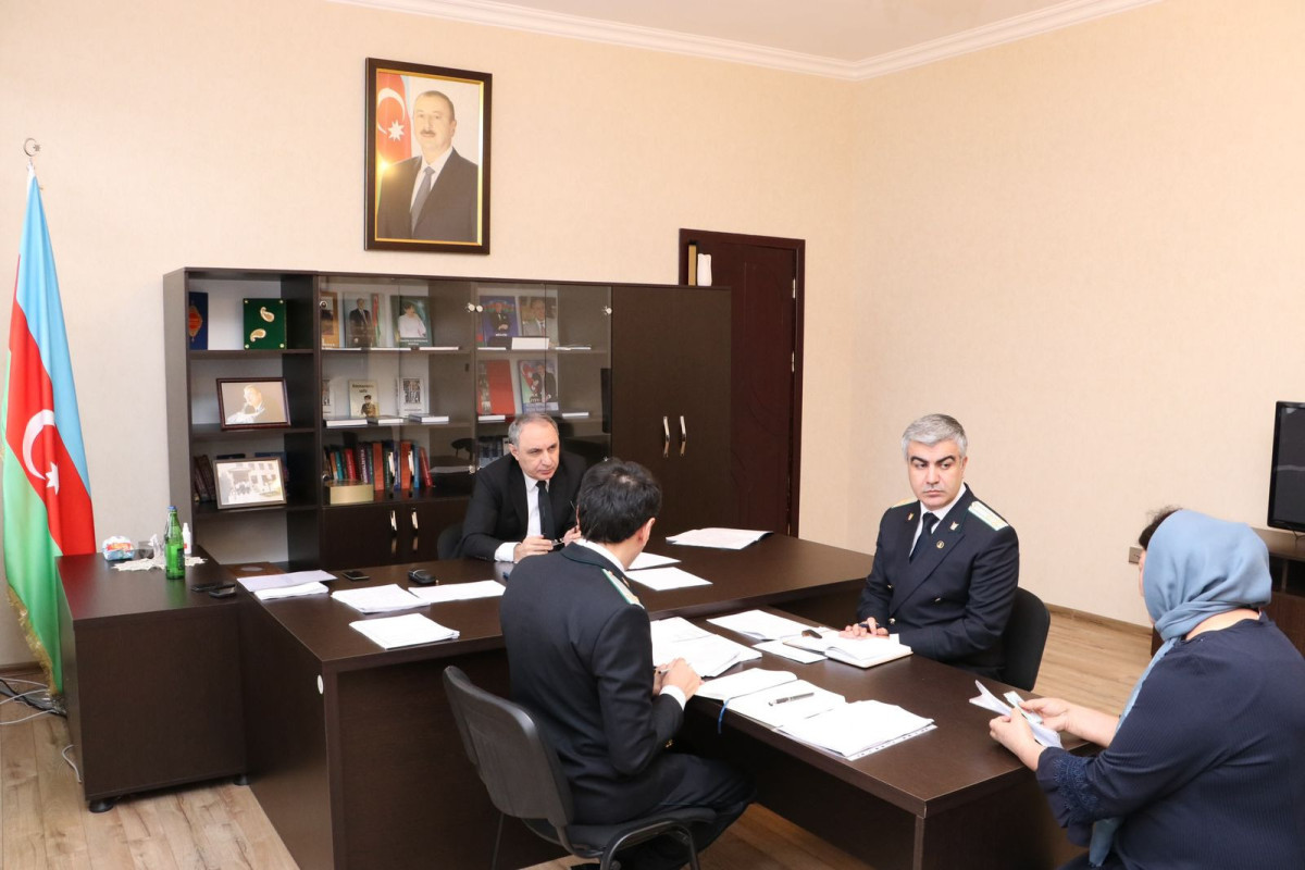 Baş prokuror Kürdəmirdə qəbul keçirib - FOTO 